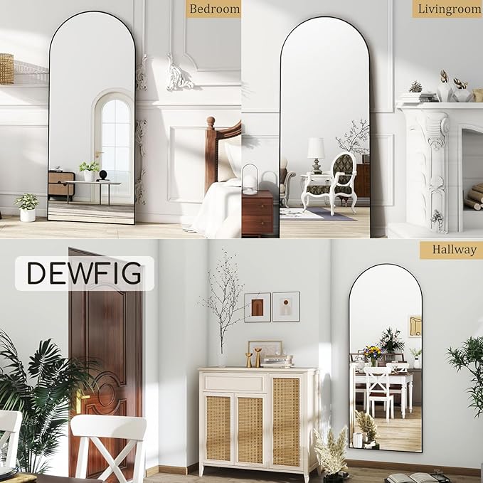 Dewfig Full Length Mirror, Large Floor Mirrors - Image 4