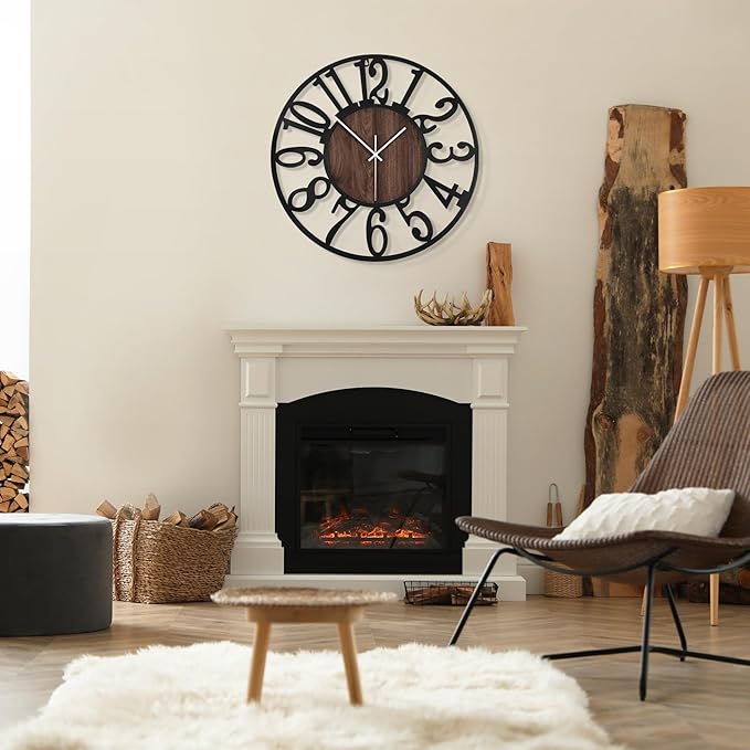 1st owned Large Wall Clock for Living Room Decor- 32" Decorative Antique Silent - Image 6