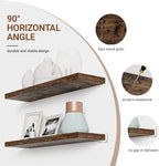 Floating Shelves for Wall 36 Inches Long, 9.3" Deep Rustic Brown Floating Shelf - Image 5