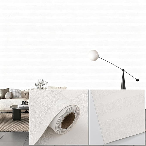 3D Wall Panels Peel and Stick – 23.82"x110" PVC Faux Texture, Self Adhesive by NAMAII