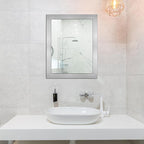 Ruomeng Wall Mirror Rectangle Decorative Mirror 12" x 16" - Image 3