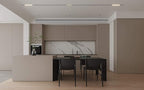 Dimoon 236''x17.7'' Etoupe Peel and Stick Wallpaper Contact Paper Modern Self - Image 6