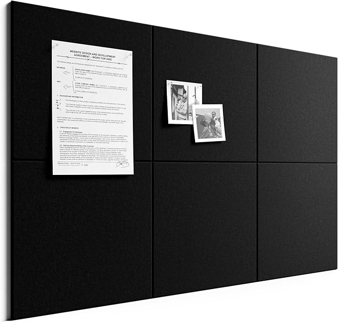 Bumusty Large Cork Board 36" x 24" Alternative by BUMUSTY