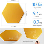 12 Pack Self-Adhesive Acoustic Panels 12" X 10" X 0.4" - Image 3