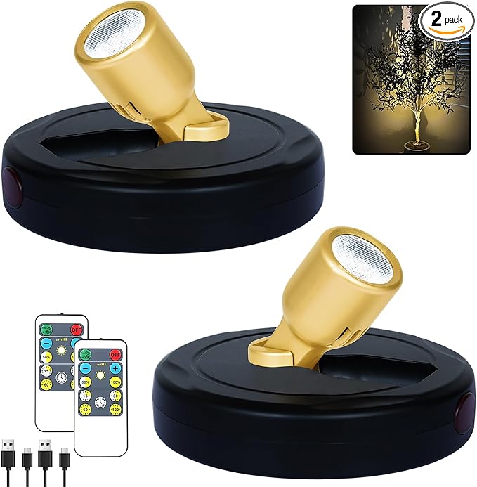 HAMVIDNE LED Spotlight, Rechargeable Battery Spot Lights by HAMVIDNE