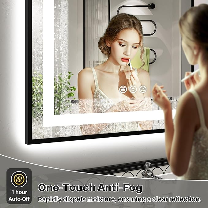 24x36 Inch LED Bathroom Mirror - Image 4