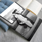 Trendy Black and White Posters Funny Woman Drinking Wine in Bathtub Wall Art - Image 2