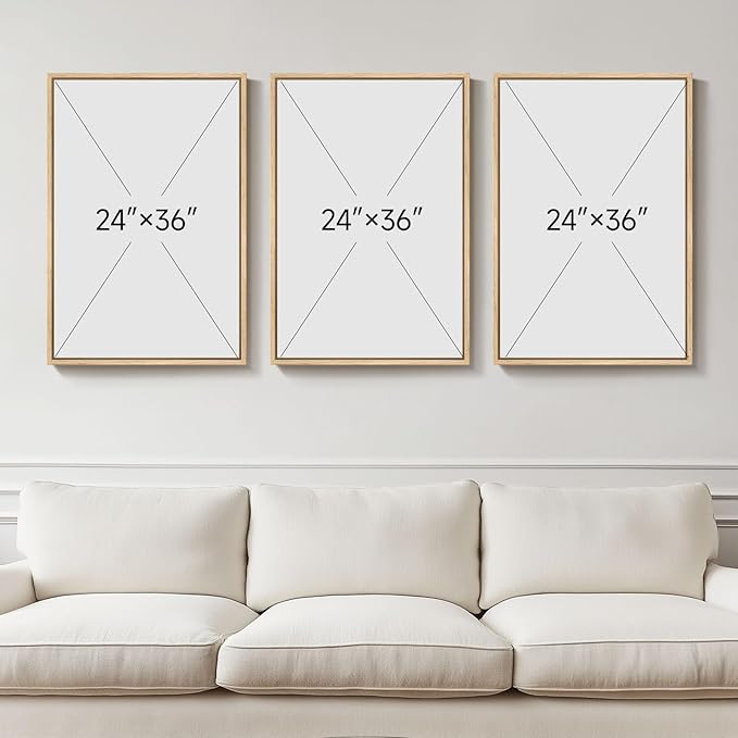 Large Framed Matisse Wall Art for Living room, 3 Piece Colorful Abstract Canvas - Image 5