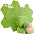 22 Pack Self-Adhesive Acoustic Panels 12" X 10" X 0.4" by Dailycooper