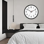 HZDHCLH Wall Clock Black, Silent Wall Clocks Battery Operated 12 Inch Modern - Image 8
