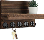 Lwenki Key Holder for Wall, Decorative Key and Mail Holder by Lwenki