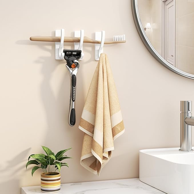 pickpiff Adhesive Wall Hooks for Towels - Image 4
