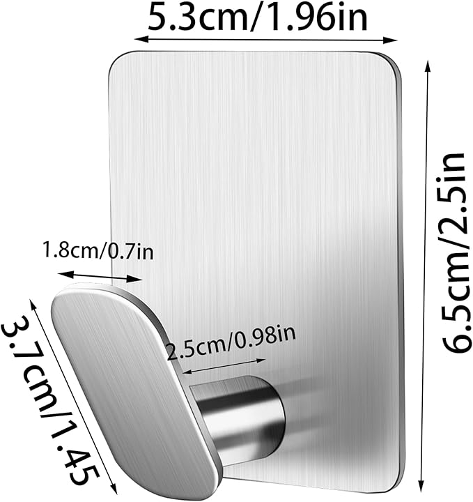 DELITON Towel Hooks for Bathrooms - Image 5