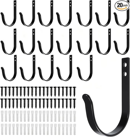 20 PCS Wall Hooks Heavy Duty by MVZAWINO