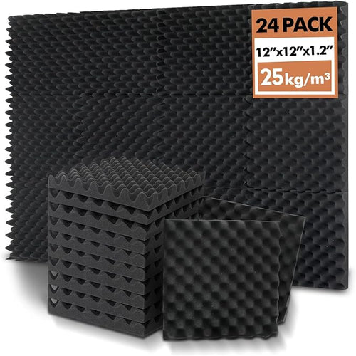 24 Pack Acoustic Panels, Sound Proof Foam Panels Noise Reducing by SODOCT