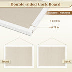 2-Pack Double-Sided Cork Board - Image 3