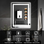 24"x32" LED Bathroom Mirror - Image 8