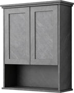 VANIRROR Bathroom Wall Cabinet Over Toilet Storage Cabinets 25x30 in Above - Image 9
