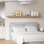 Harwaya Light Wood Floating Shelves - Image 5