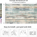 Arthome 17"×393" Rustic Wood Contact Paper Peel and Stick Self-Adhesive - Image 7