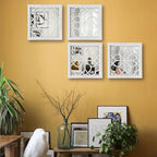 ZEXUIRU 4 Set. Rustic Wall Mirrors - Image 3