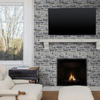 Commomy 10 Pcs 3D Faux Stone 3D Wall Panels 11.8'' x 11.8'' Ultralight PVC - Image 2