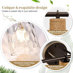 MOKATNG Bathroom Light Fixtures, 3-Light Coastal Vanity Lights - Image 4