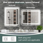 30x24 Inch LED Bathroom Mirror - Image 6