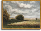 OIQArtOIQ Vintage Landscape Canvas Wall Art Framed Natural Scenery Painting by OIQArtOIQ