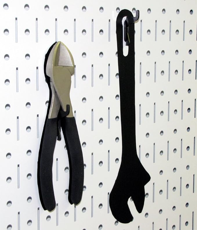 Wall Control 30-P-3232W White Metal Pegboard Pack - Image 6