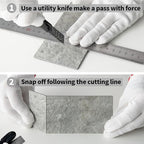 AULIGET 100 Piece Mountain Rock Peel and Stick Backsplash Wall Tiles, Laundry - Image 7