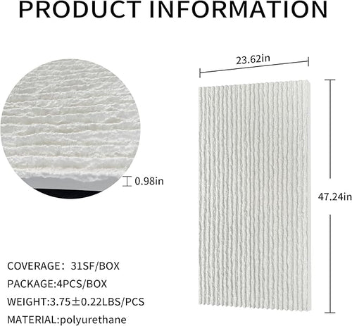 3D Faux Stone Wall Panels, Lightweight & Waterproof Accent Marble Flowing Stone - Image 2