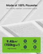 Sound Proof Foam Panels for Walls, 12 Pack Self-Adhesive Acoustic Panels - Image 5