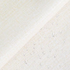 Yancorp 10ft Textured Fabric Cream Wallpaper Faux Grasscloth Beige Peel and - Image 2