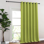 NICETOWN Room Divider Curtain 132 Inches Long, Wide Blackout Sliding Door - Image 8