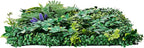 VEVOR Artificial Grass Wall Panels, 3D Combination Greenery Boxwood Panel - Image 9