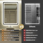 24x36 Inch LED Bathroom Mirror - Image 3
