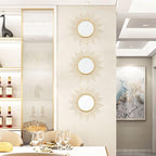 3 Pack Metal Mirrors for Wall Sunburst Wall Mirrors Home Décor Decorative - Image 5