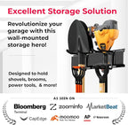 TIDYME Garage Wall Organizer | 48" Heavy-Duty Tool Storage Rack | Adjustable - Image 2