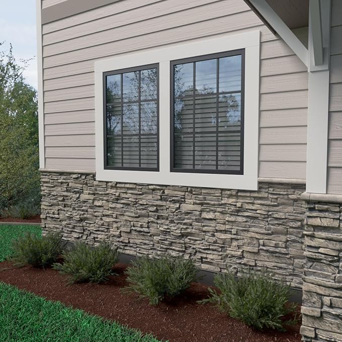 EverStone Canyon Ridge Faux Stone Panel, 45 3/4"W x 24 1/2"H x 1 1/4"D - Image 10