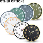 Wall Clocks Battery Operated 8 inch Modern Wall Clock, Silent Non Ticking Wall - Image 9