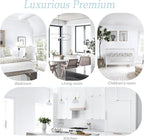 Dimoon 17.7''x236'' Peel and Stick Wallpaper White Contact Paper - Image 8