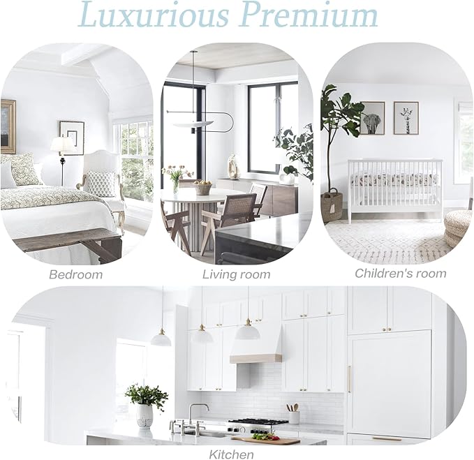 Dimoon 590''x17.7'' Peel and Stick Wallpaper White Contact Paper - Image 8