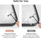 USHOWER 2-Pack Black Bathroom Mirrors - Image 4