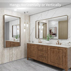 LOAAO 48”X30” Bronze Bathroom Mirrors - Image 4