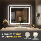 LOAAO 42"x36" LED Bathroom Mirror - Image 6