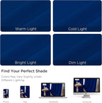 CUCRAF Royal Blue Blackout Curtains 54 inch Length 2 Panels Set, Rod Pocket - Image 3