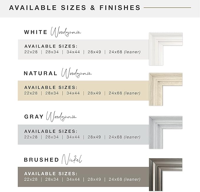 MCS Ezra 28.66x49.66 Large Wall Mirror, Vertical & Horizontal Wall Hanging - Image 5