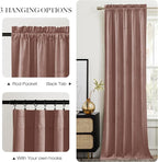 NICETOWN Dusty Pink Velvet Curtains - Image 7