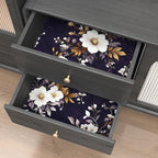 Vintage Floral Wallpaper Peel and Stick Purple White Flowers Contact Paper - Image 8